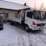 Продаю грузовой бортовой с манипулятором Hino Renjer 2012 год