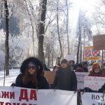 В Бишкеке прошел мирный марш против проведения референдума