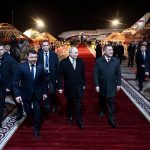 Президент России Владимир Путин с госвизитом прибыл в Бишкек