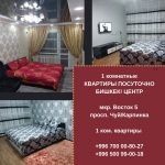 Посуточные квартиры в центре города! Гостиница в Бишкеке
